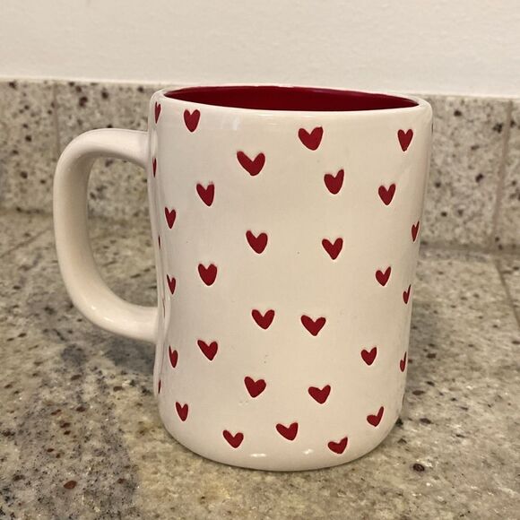 NWT Rae Dunn True Love Hearts Coffee Tea Mug Cup - Picture 4 of 9